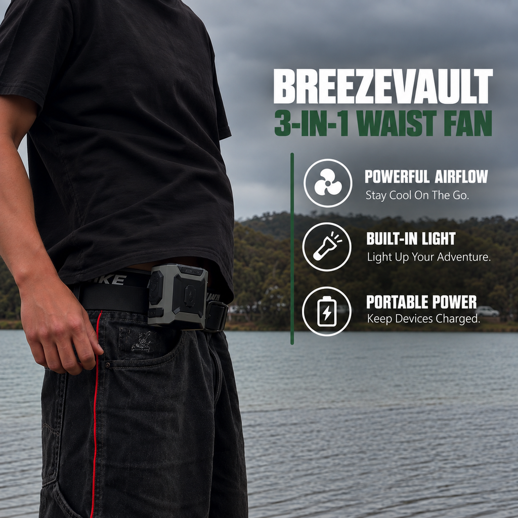 BreezeVault™ Portable Cooling & Power System