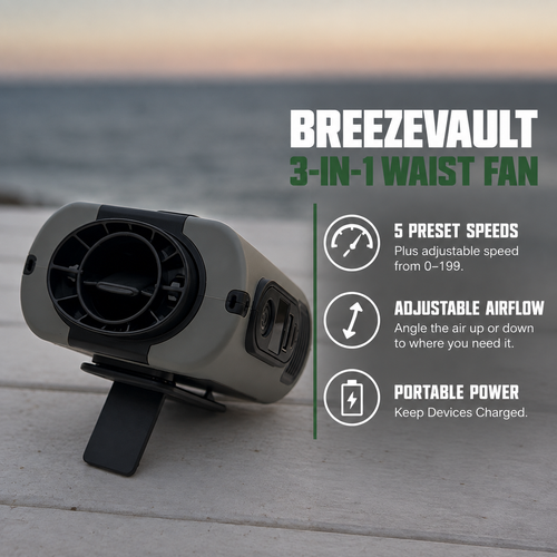 BreezeVault™ Portable Cooling & Power System