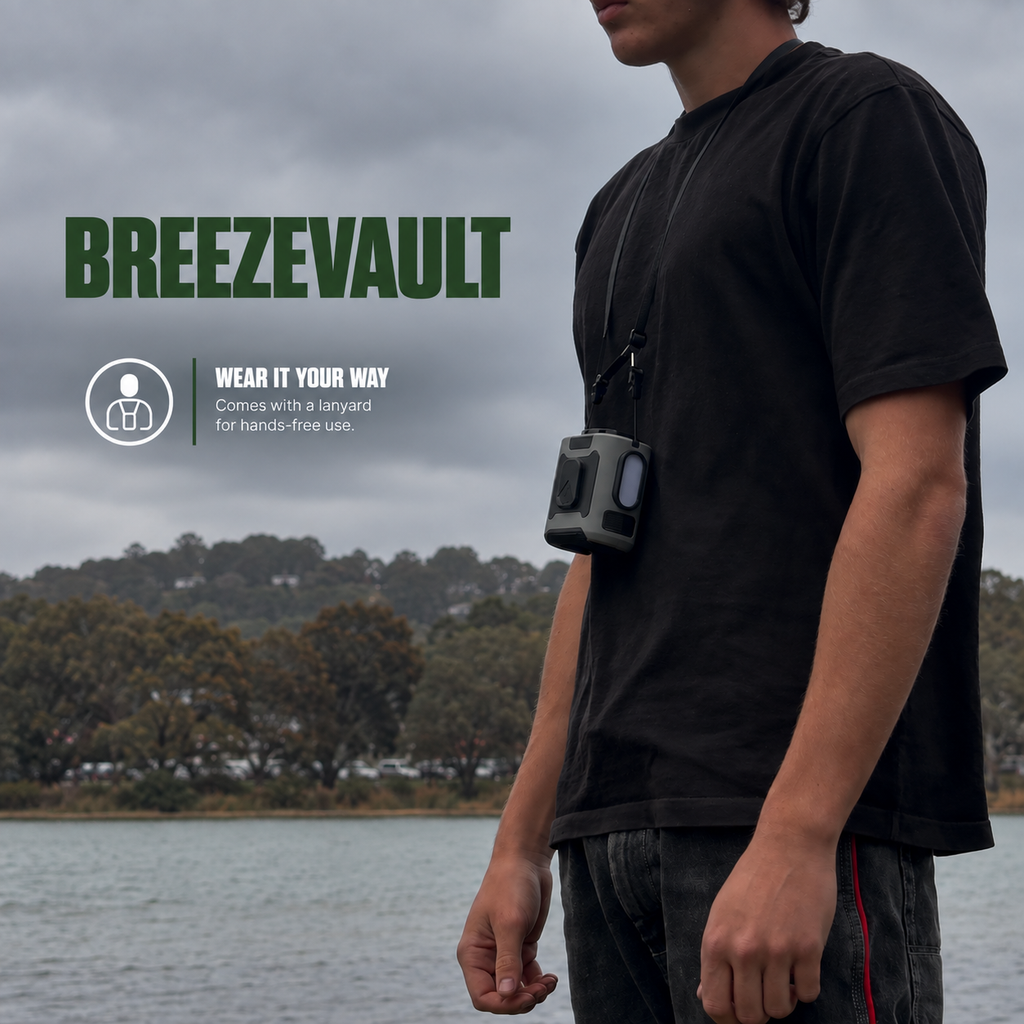 BreezeVault™ Portable Cooling & Power System