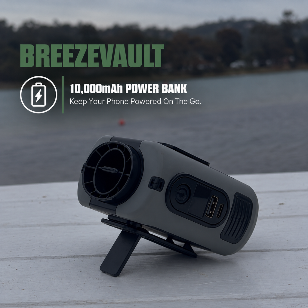 BreezeVault™ Portable Cooling & Power System