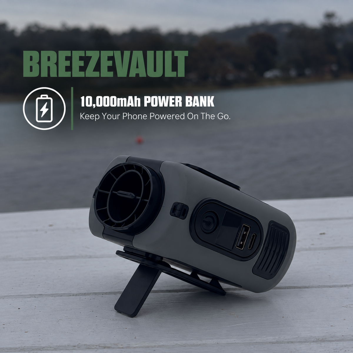 BreezeVault™ Portable Cooling & Power System