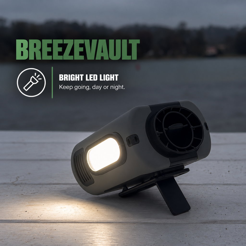 BreezeVault™ Portable Cooling & Power System